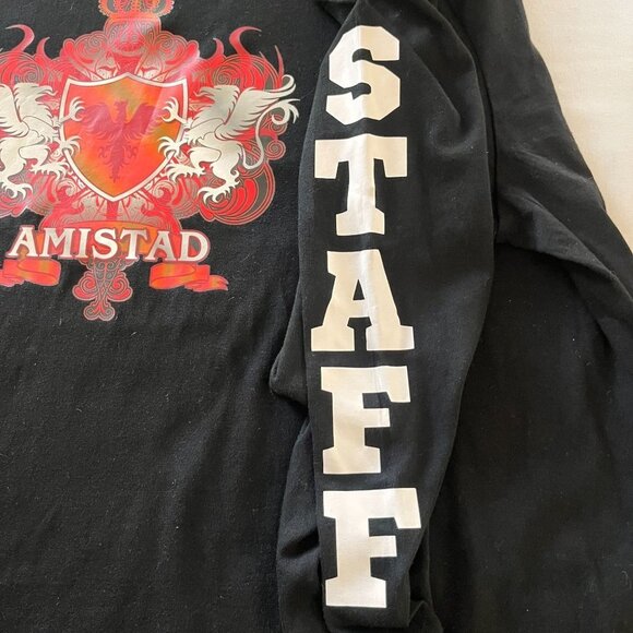 Smart Blanks Sweater Womens XL Plain Black Embroidered Long Sleeve Pullover - Picture 2 of 8